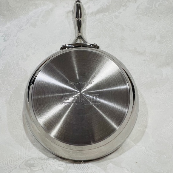 NEW (NIB) Tupperware Chef Series Stainless Steel Frying Pan with Glass Cover - Picture 4 of 14